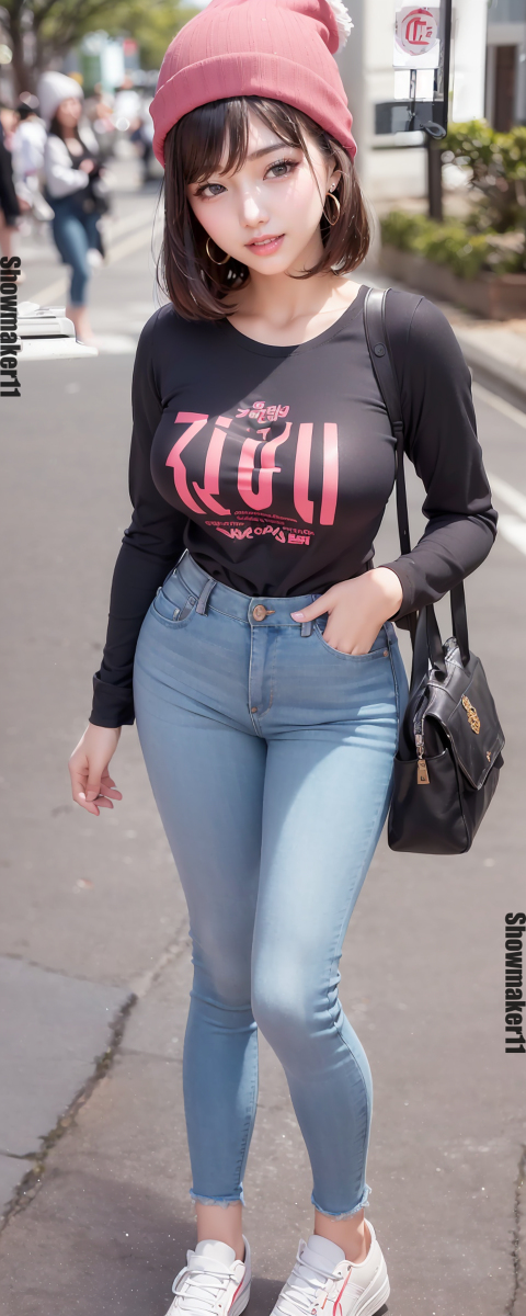 AI生成美女~Street Model 36