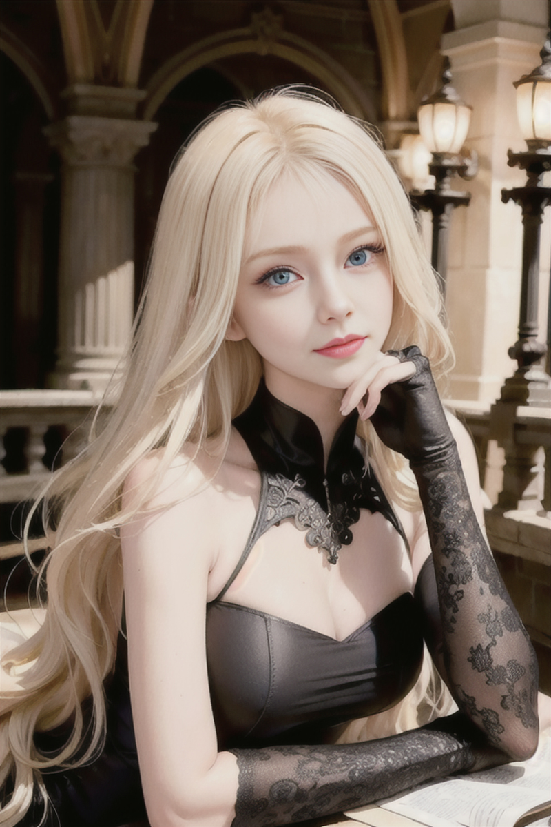 AI生成美女~金髪碧眼 きんぱつへきがん