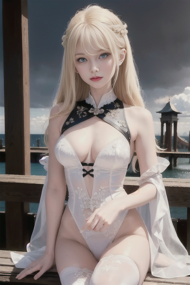 AI生成美女~金髪碧眼 きんぱつへきがん