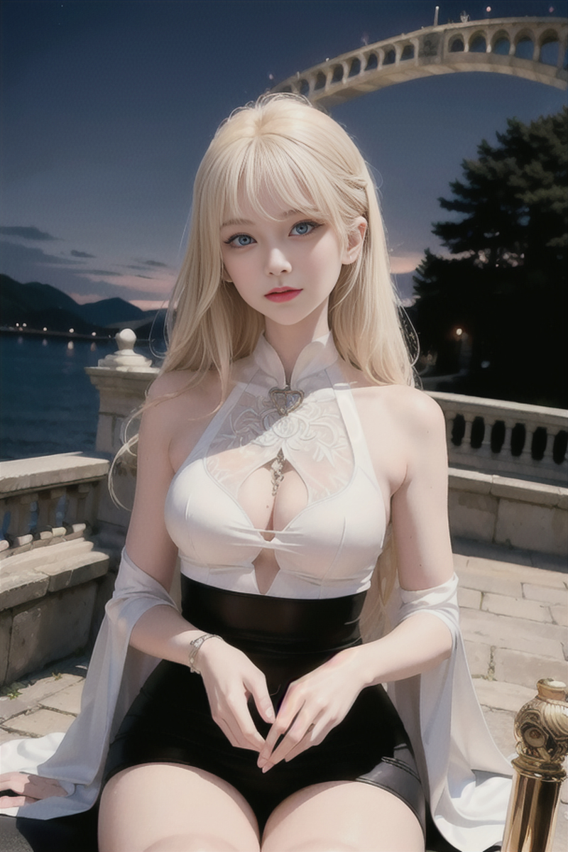 AI生成美女~金髪碧眼 きんぱつへきがん