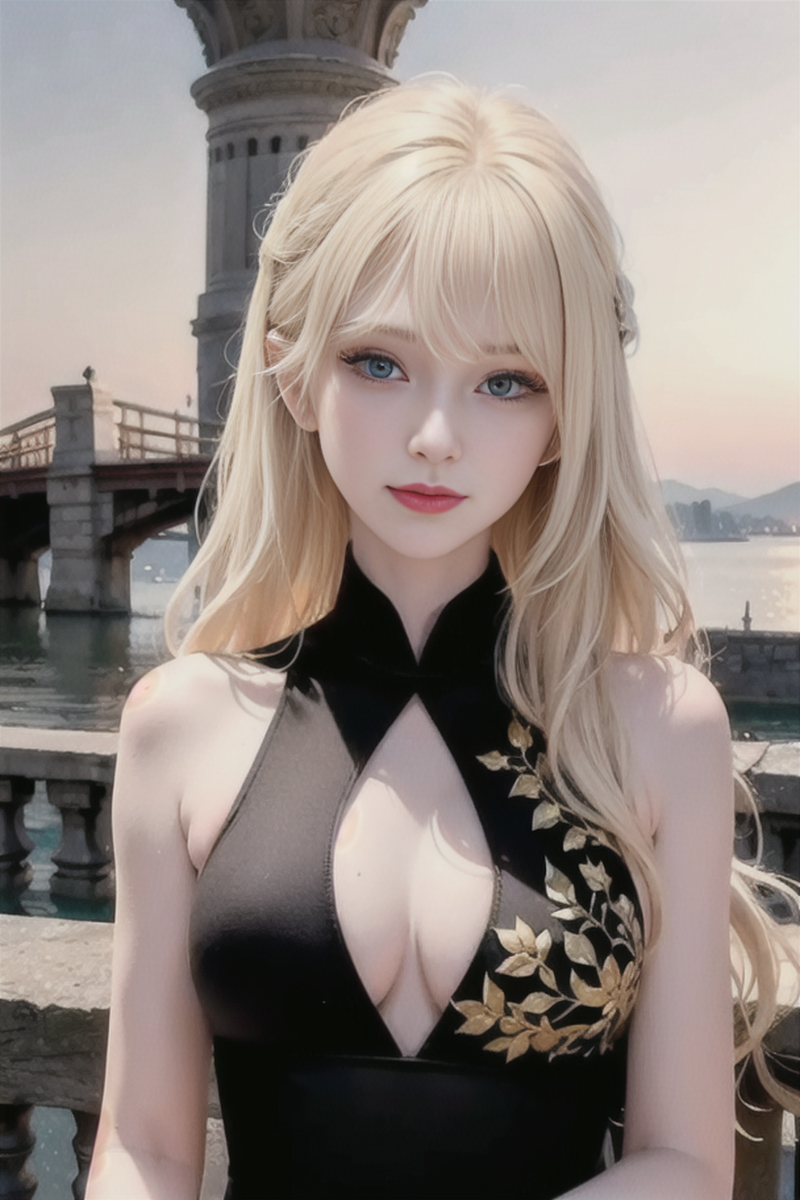 AI生成美女~金髪碧眼 きんぱつへきがん