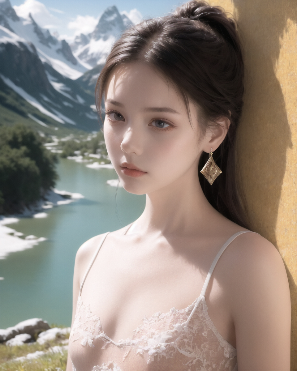 AI生成美女~山林度假