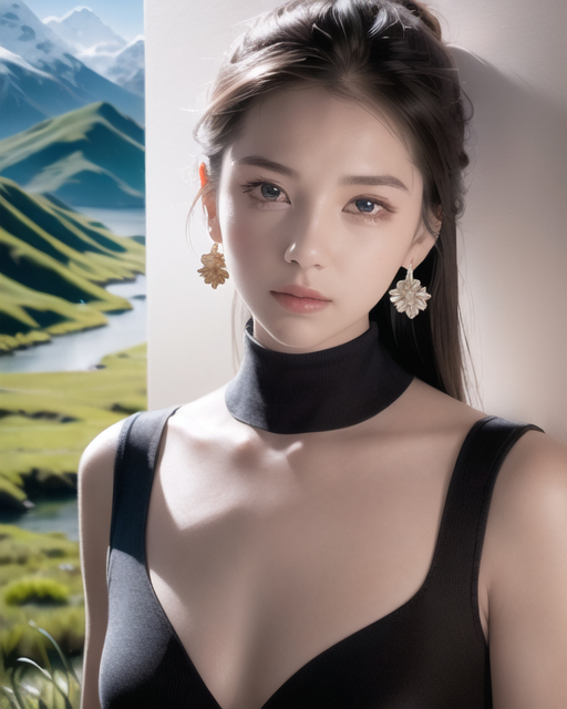 AI生成美女~山林度假