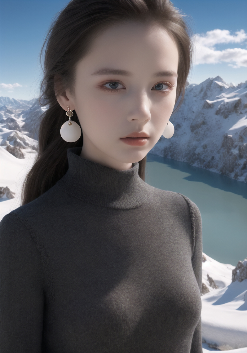AI生成美女~山林度假