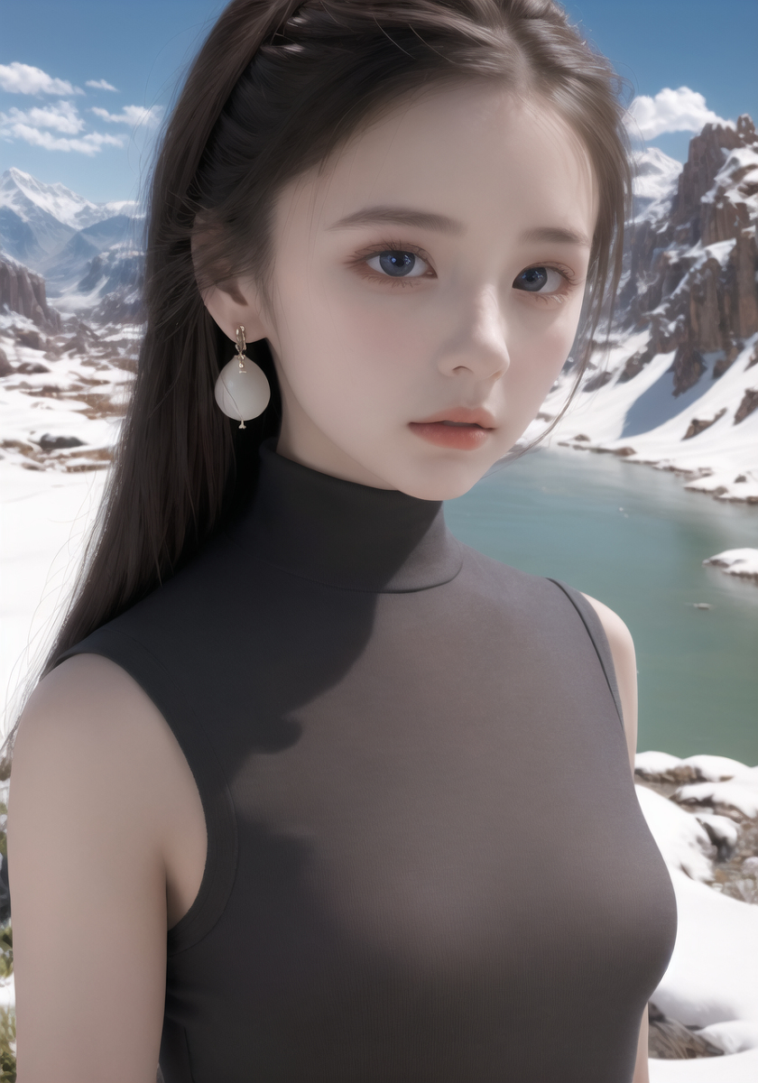 AI生成美女~山林度假