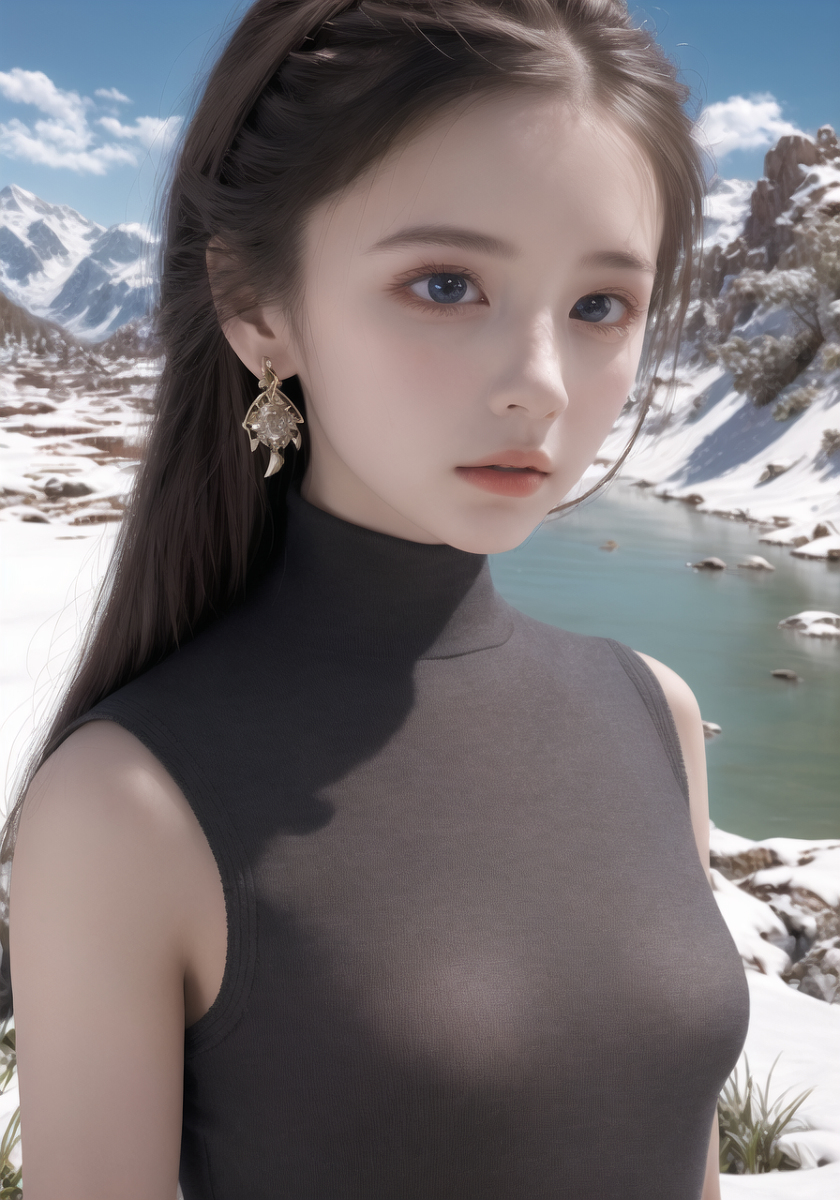 AI生成美女~山林度假