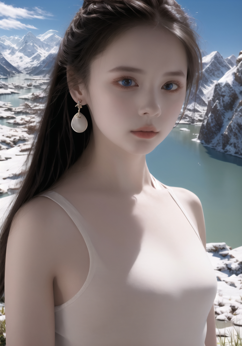 AI生成美女~山林度假