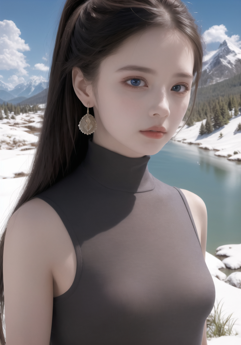 AI生成美女~山林度假