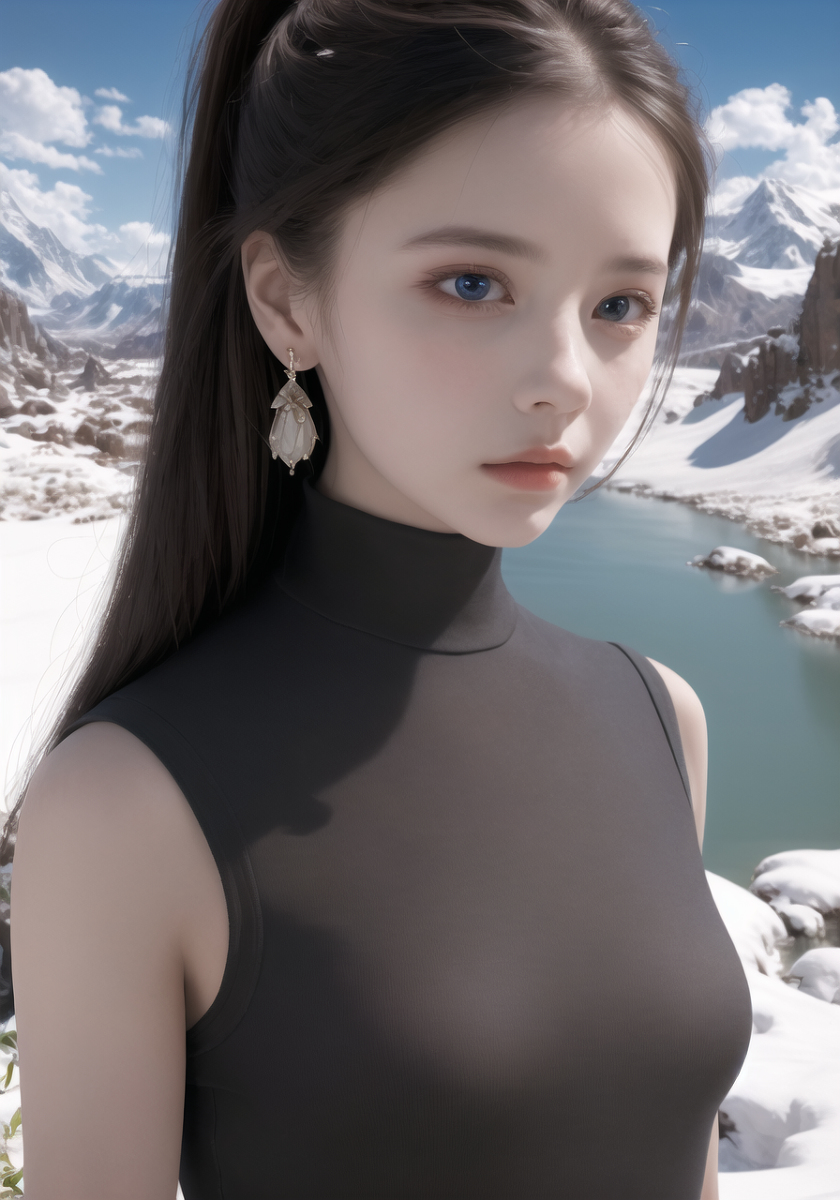 AI生成美女~山林度假