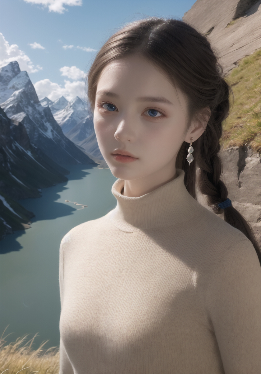 AI生成美女~山林度假
