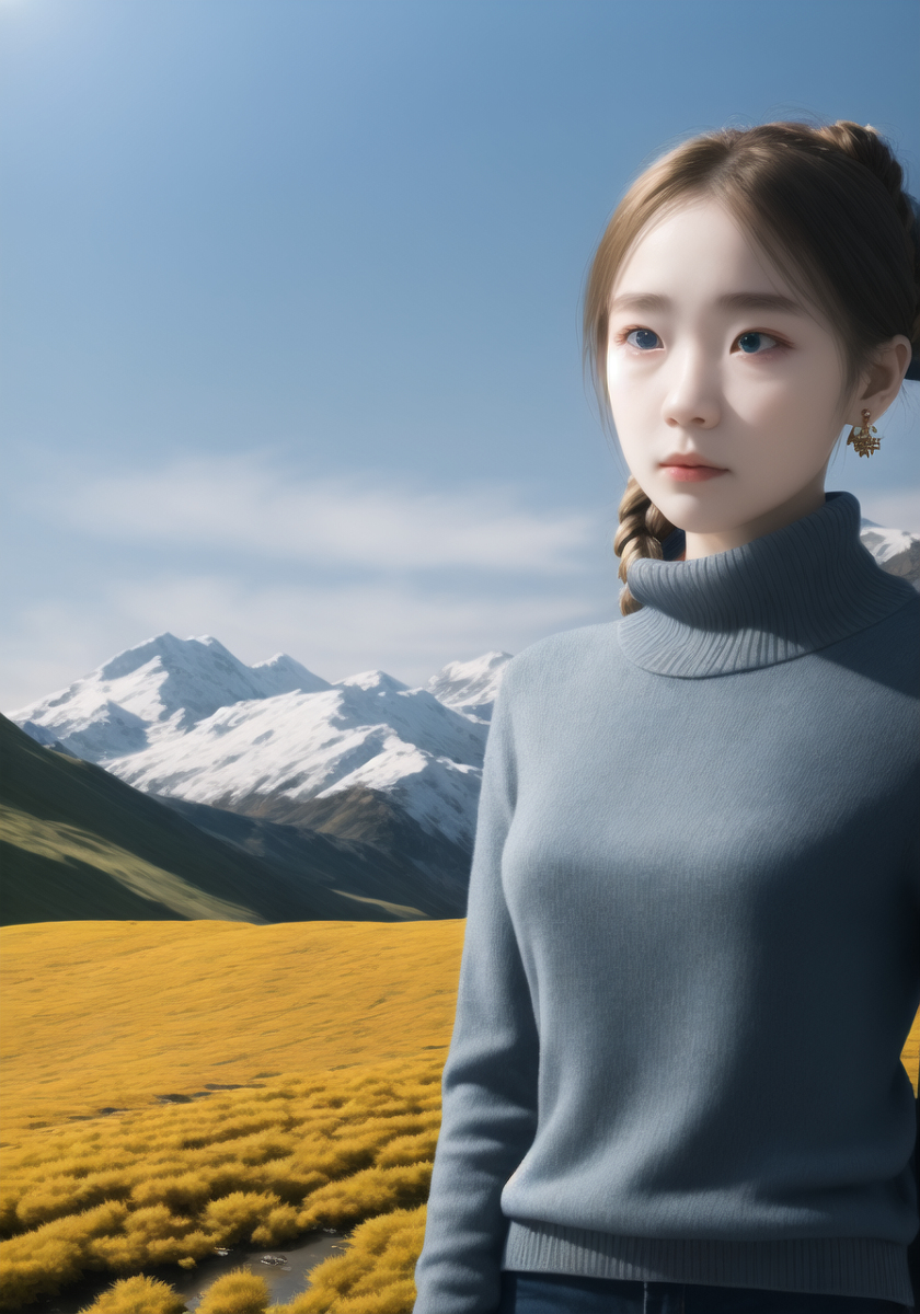 AI生成美女~山林度假