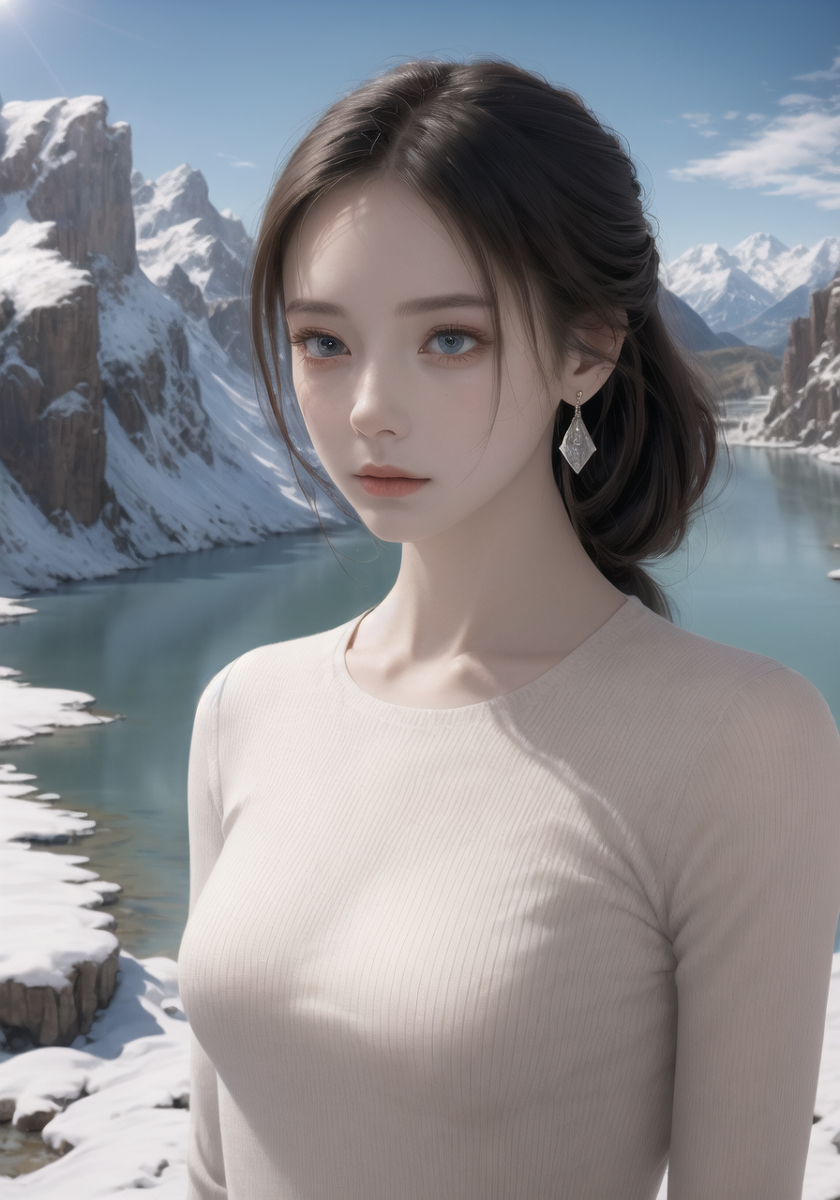 AI生成美女~山林度假