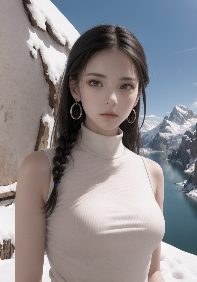 AI生成美女~山林度假