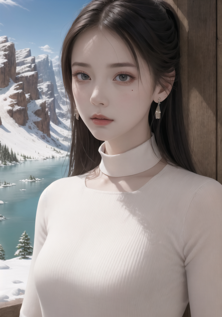 AI生成美女~山林度假