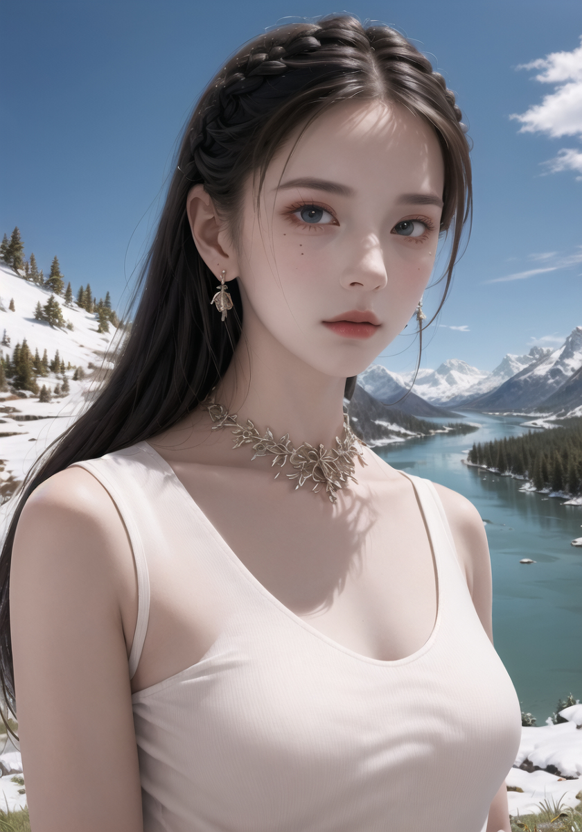 AI生成美女~山林度假