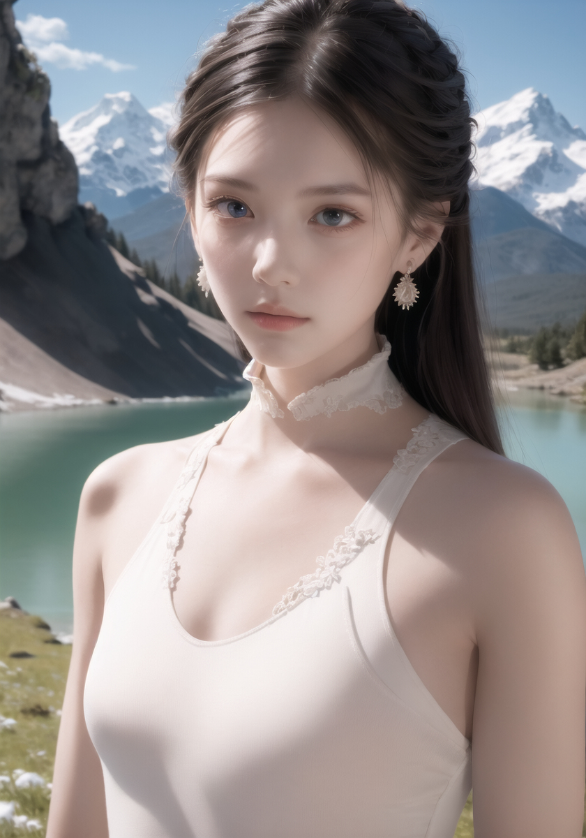 AI生成美女~山林度假