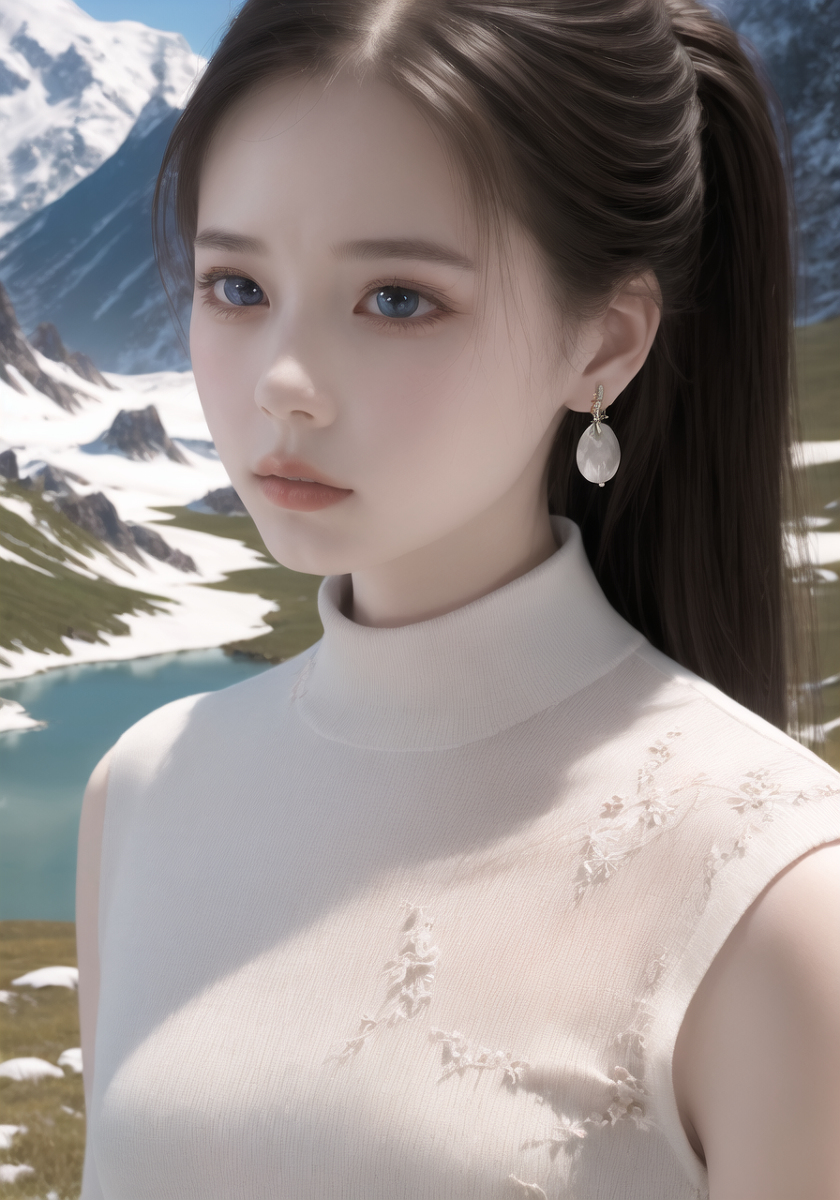 AI生成美女~山林度假