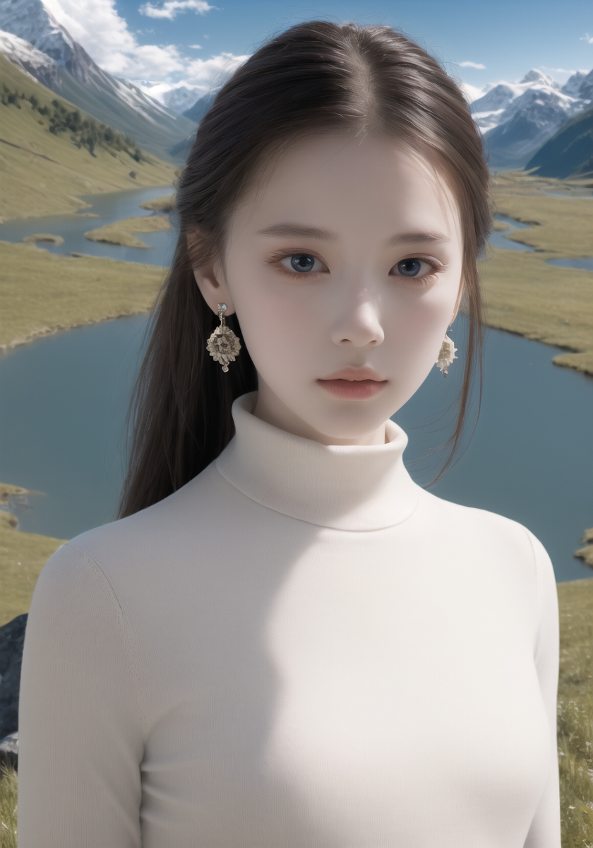AI生成美女~山林度假