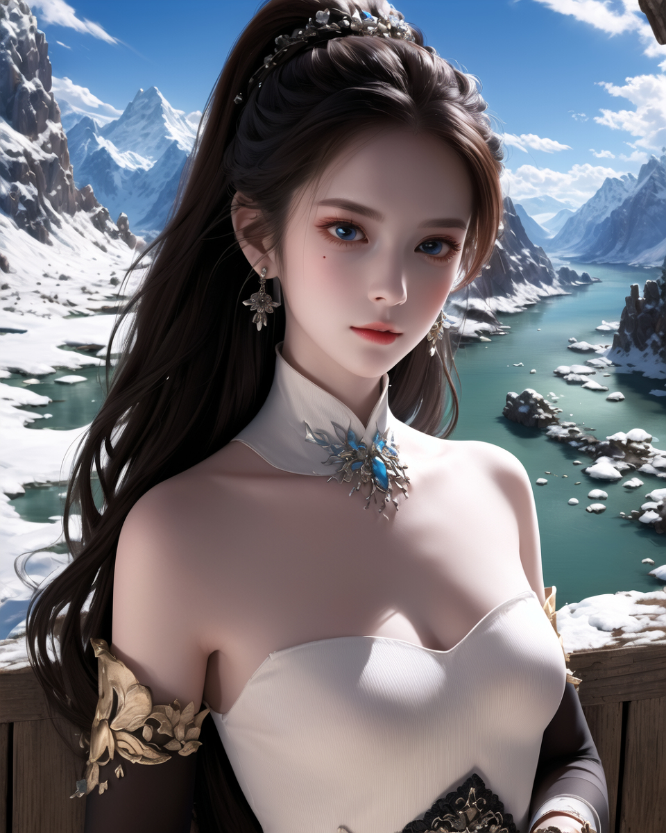 AI生成美女~山林度假