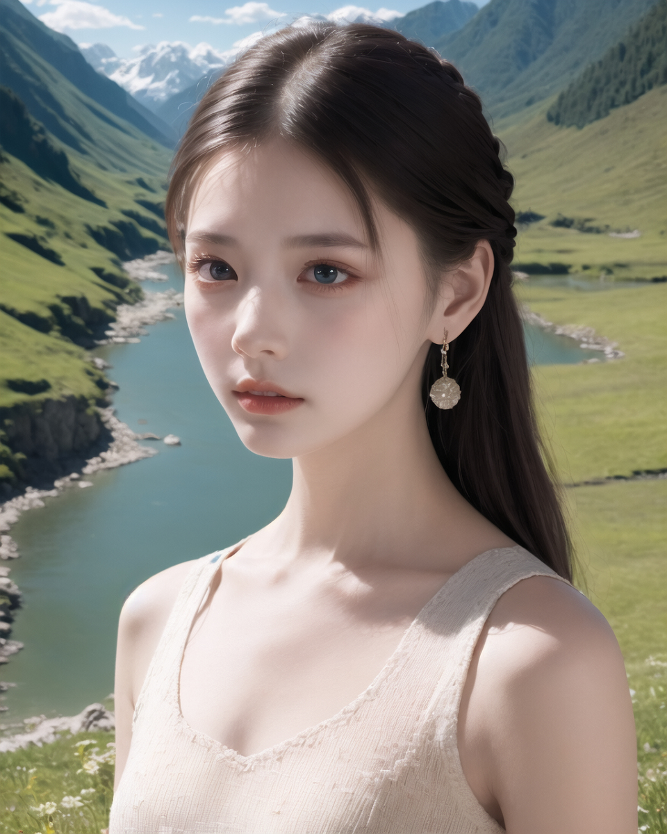 AI生成美女~山林度假