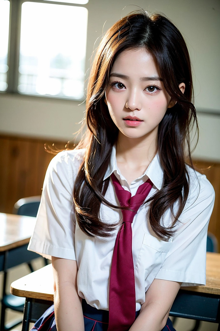 AI生成美女~JK