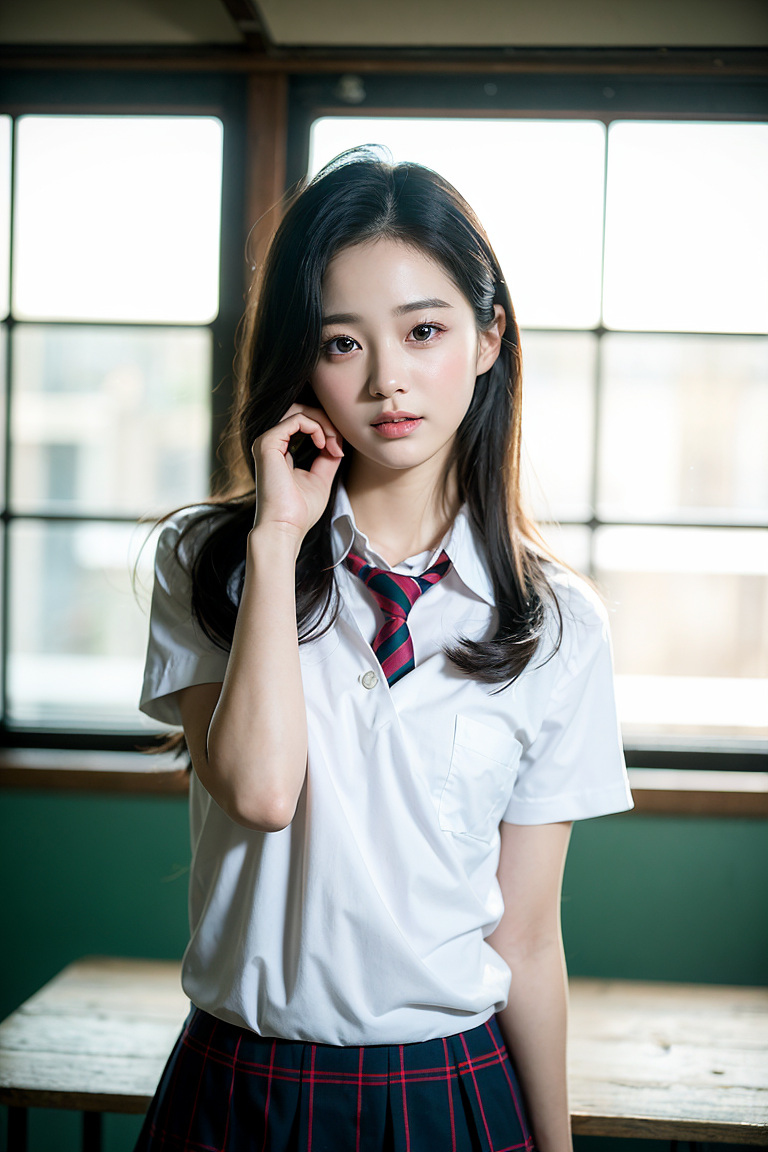 AI生成美女~JK