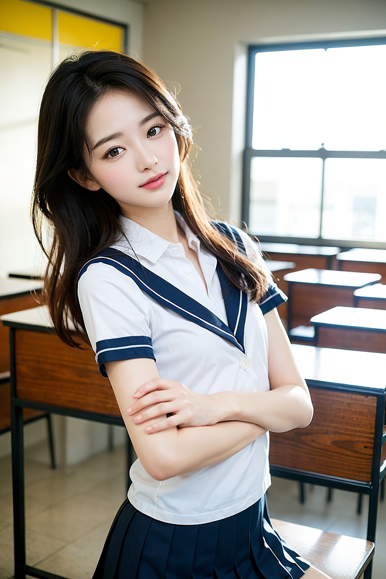 AI生成美女~JK