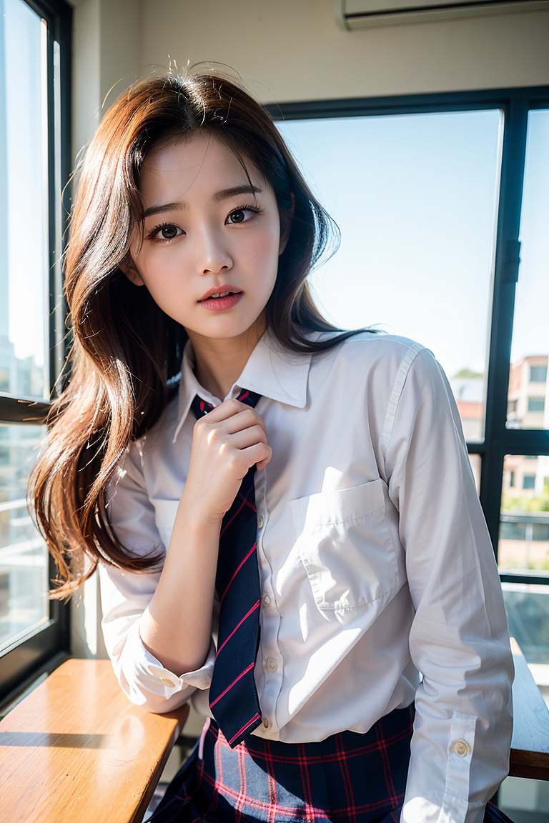 AI生成美女~JK
