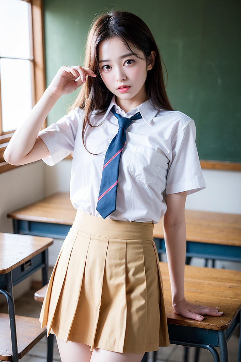 AI生成美女~JK