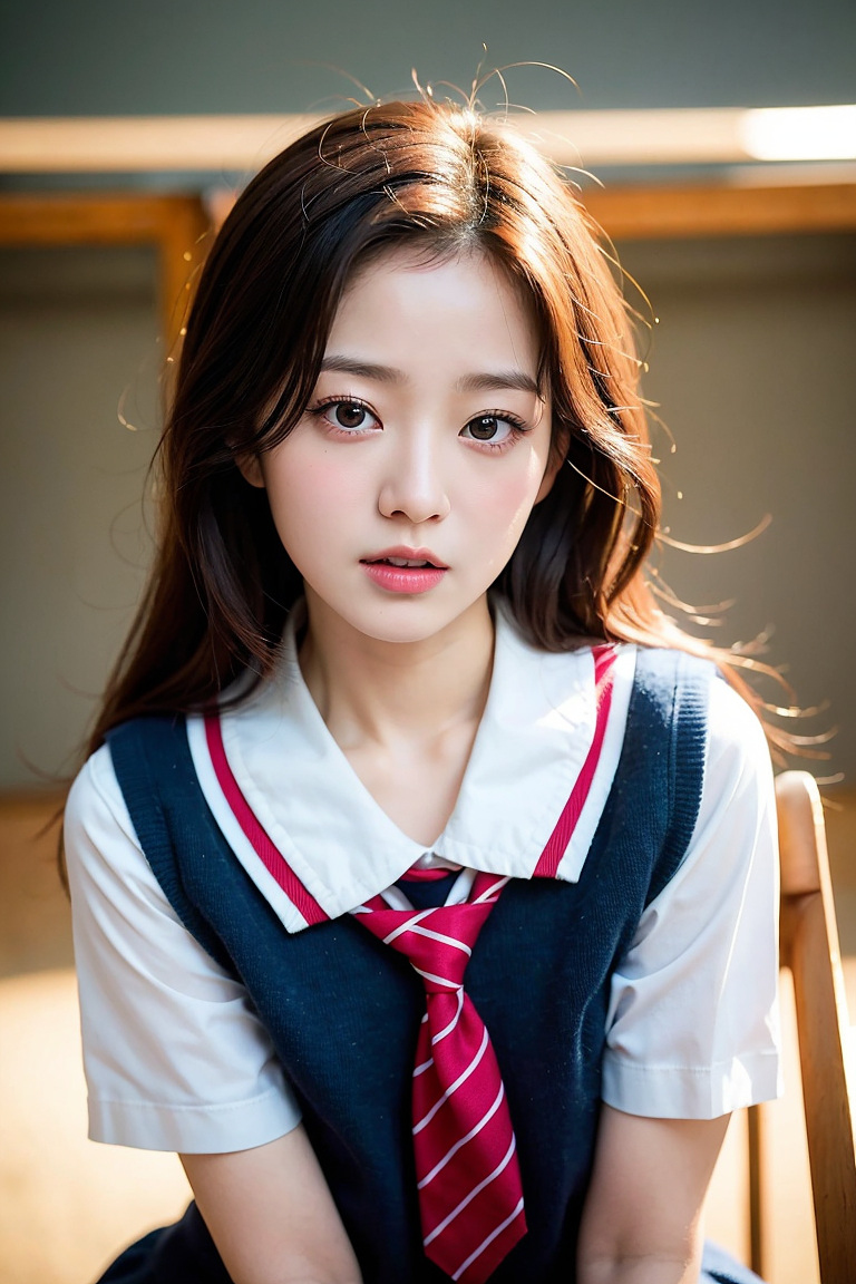 AI生成美女~JK