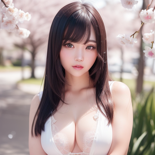 新手 AI 生成美女圖