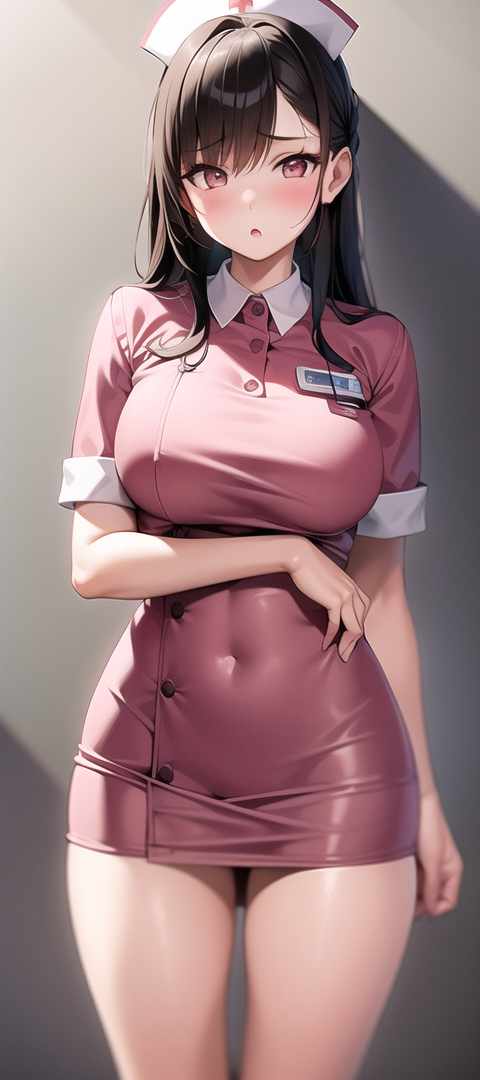 原創二次元AI寫真 護士服 羞羞臉