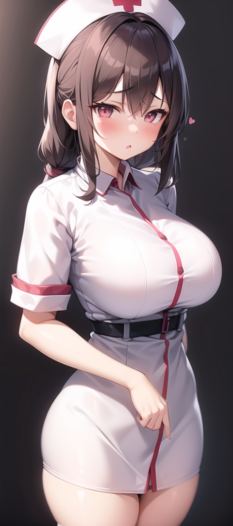 原創二次元AI寫真 護士服 羞羞臉