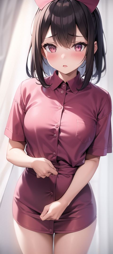 原創二次元AI寫真 護士服 羞羞臉