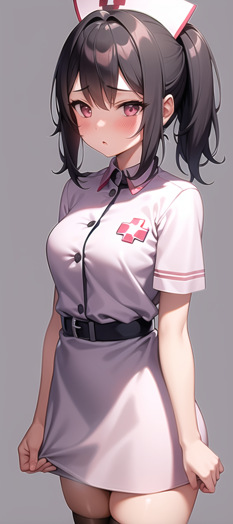 原創二次元AI寫真 護士服 羞羞臉