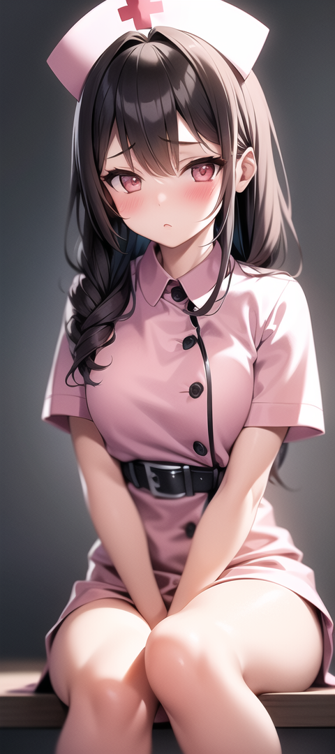 原創二次元AI寫真 護士服 羞羞臉