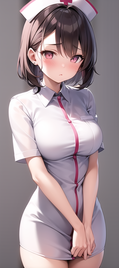 原創二次元AI寫真 護士服 羞羞臉
