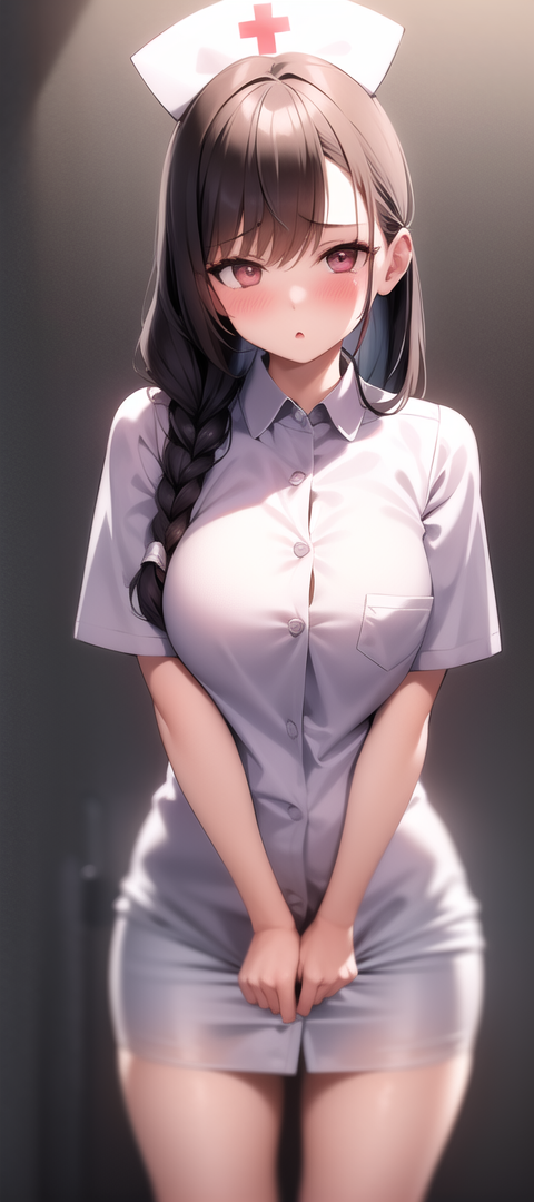 原創二次元AI寫真 護士服 羞羞臉