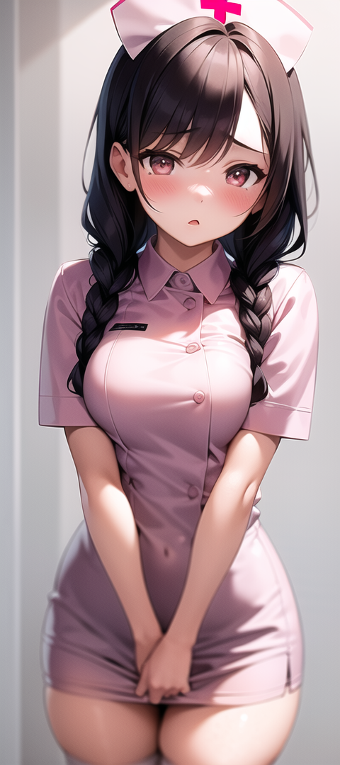 原創二次元AI寫真 護士服 羞羞臉