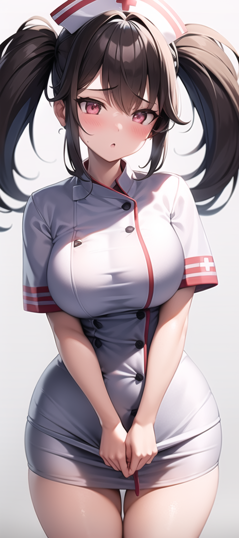 原創二次元AI寫真 護士服 羞羞臉