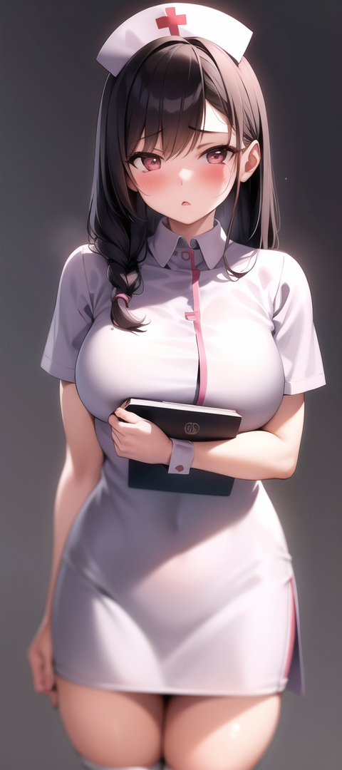 原創二次元AI寫真 護士服 羞羞臉