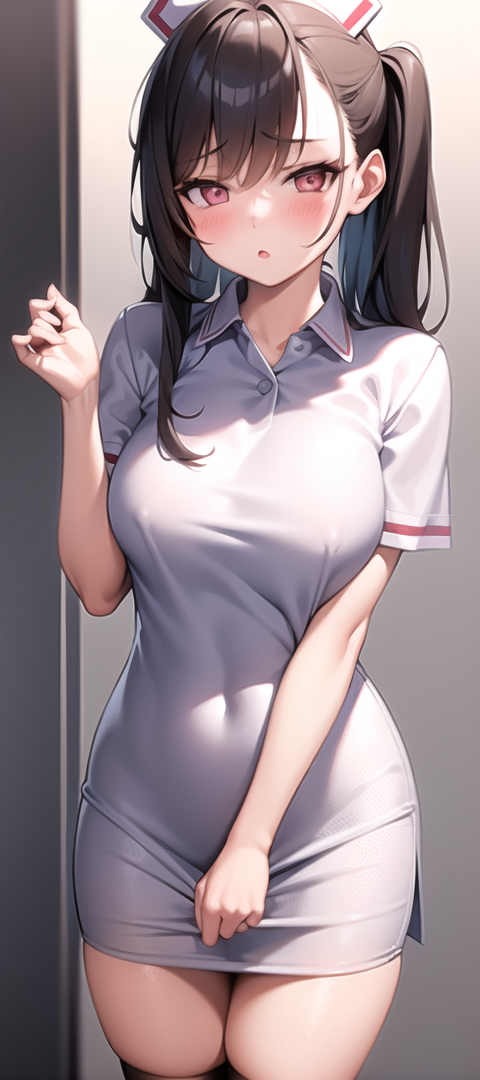 原創二次元AI寫真 護士服 羞羞臉