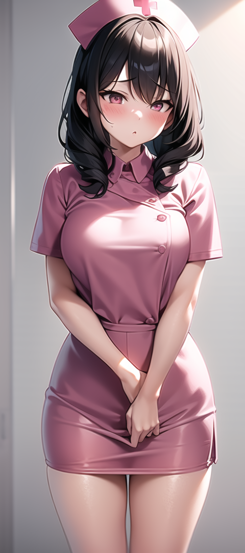 原創二次元AI寫真 護士服 羞羞臉