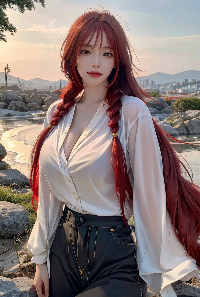 AI生成美女~Redhead