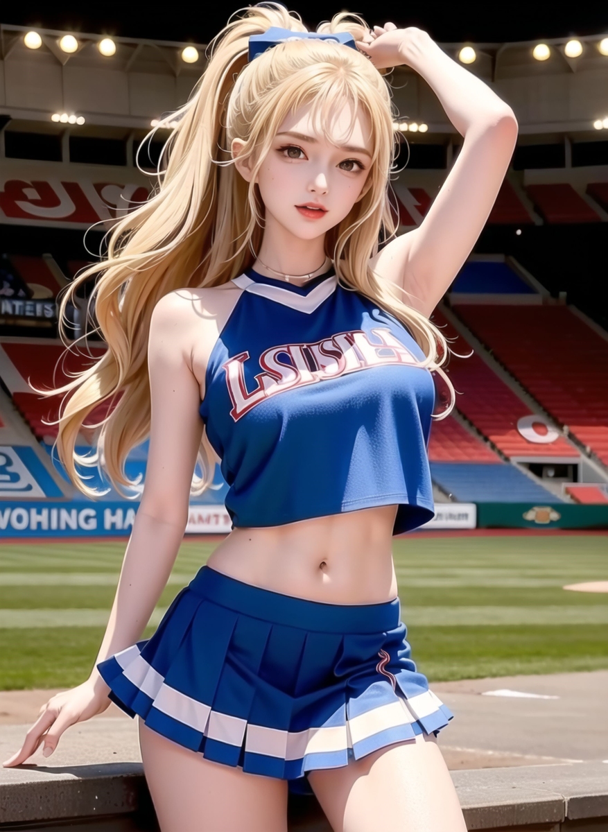 AI生成美女~チアリーダー (Cheerleader)