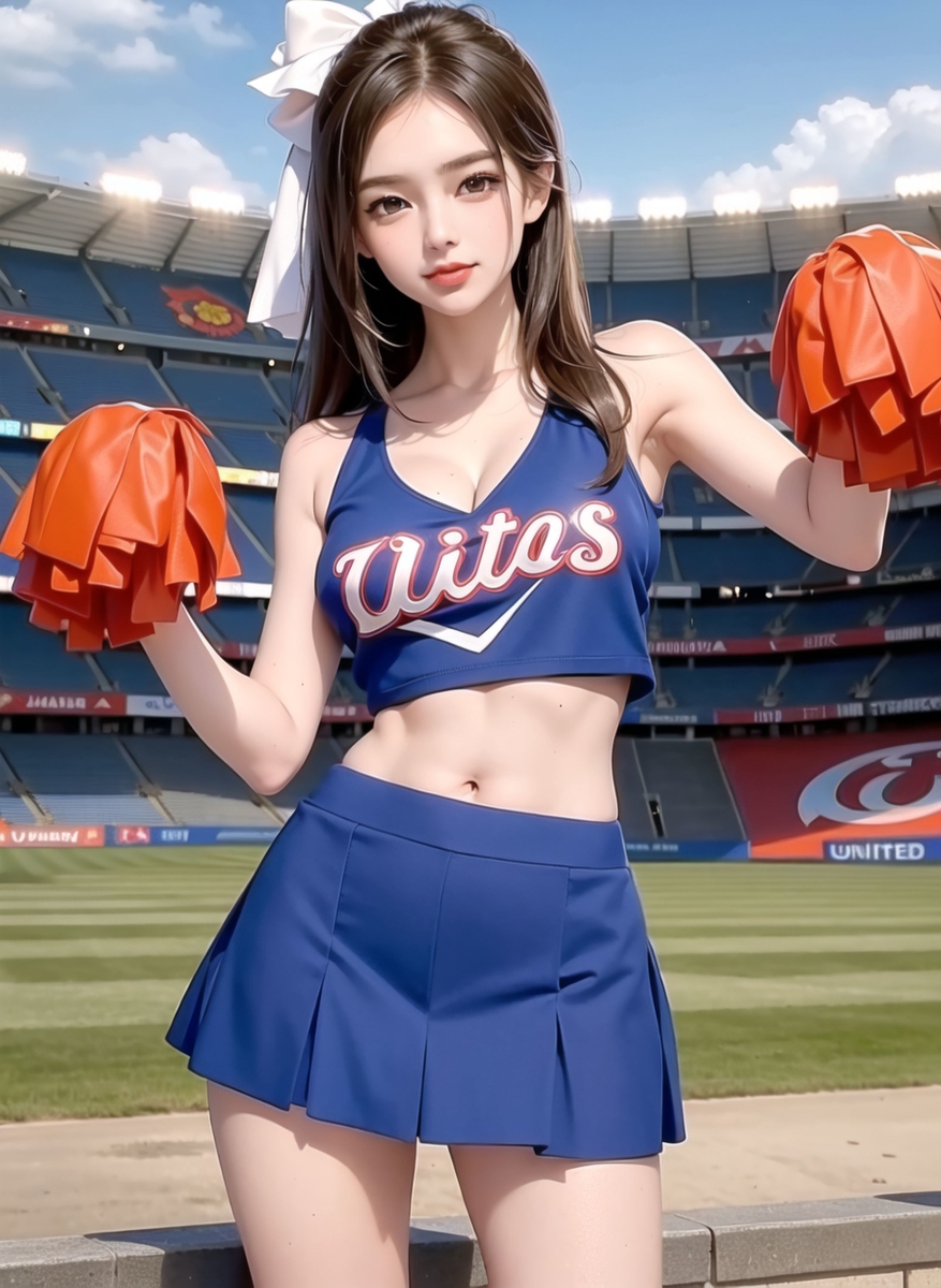 AI生成美女~チアリーダー (Cheerleader)