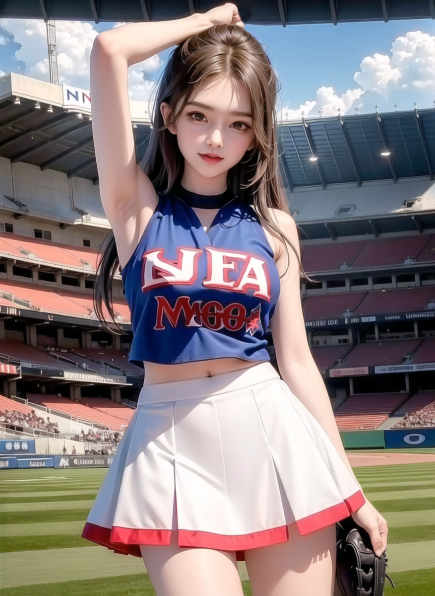AI生成美女~チアリーダー (Cheerleader)