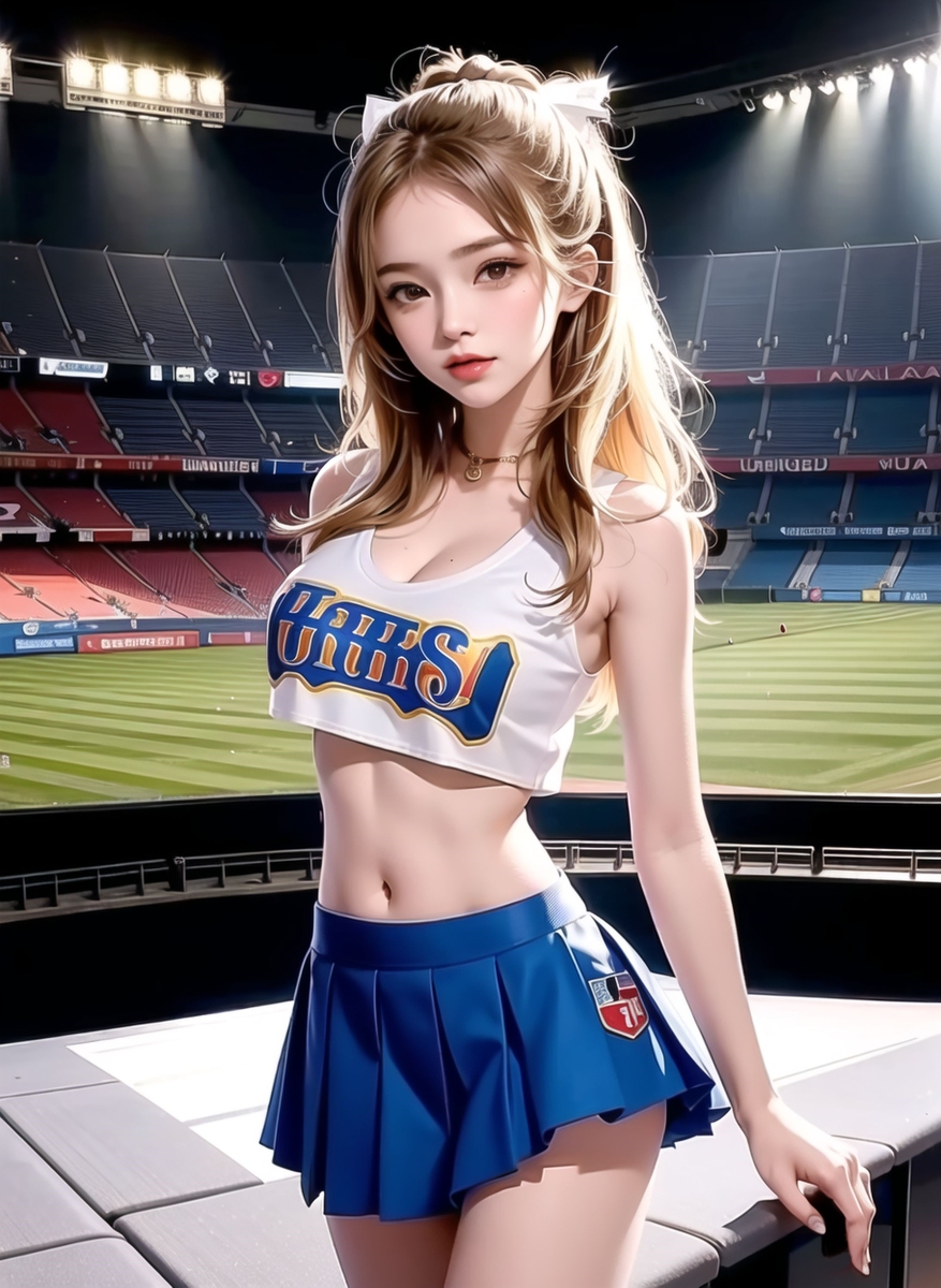 AI生成美女~チアリーダー (Cheerleader)
