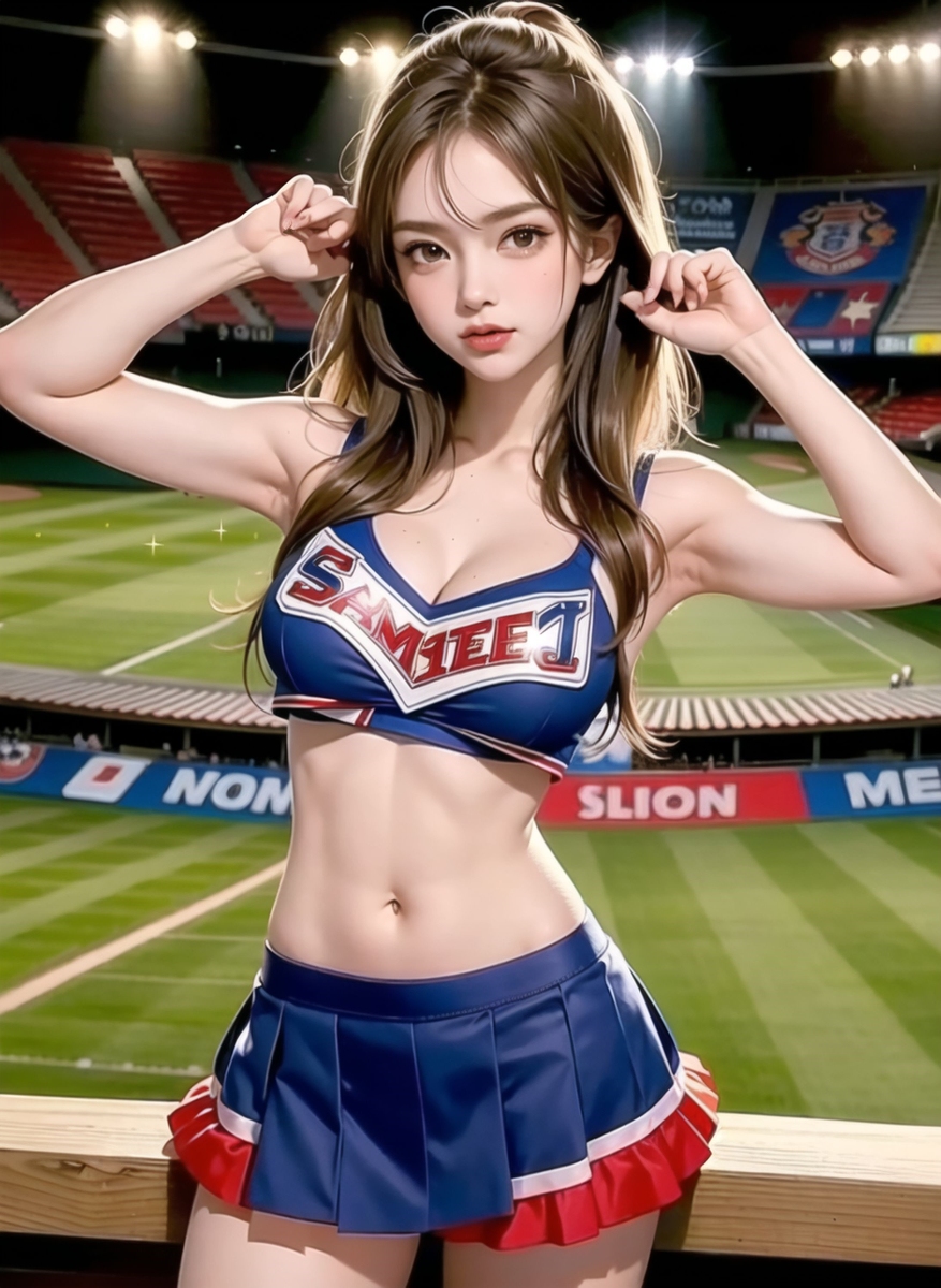 AI生成美女~チアリーダー (Cheerleader)