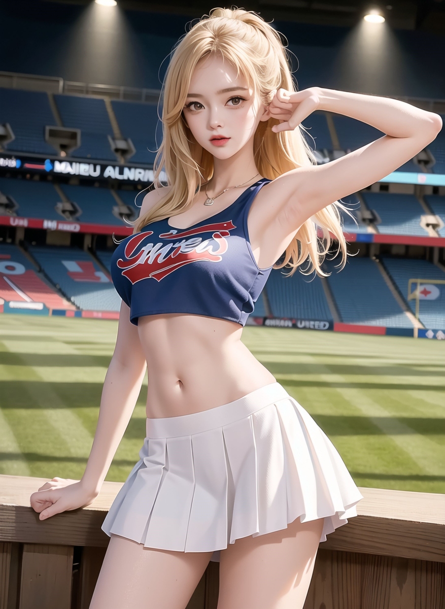 AI生成美女~チアリーダー (Cheerleader)
